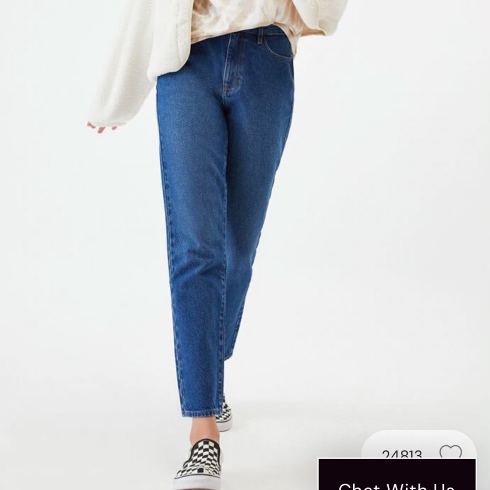 PacSun NWT dark wash mom jeans never worn 23
